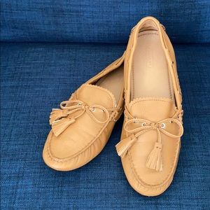 Coach Tan Leather Loafers